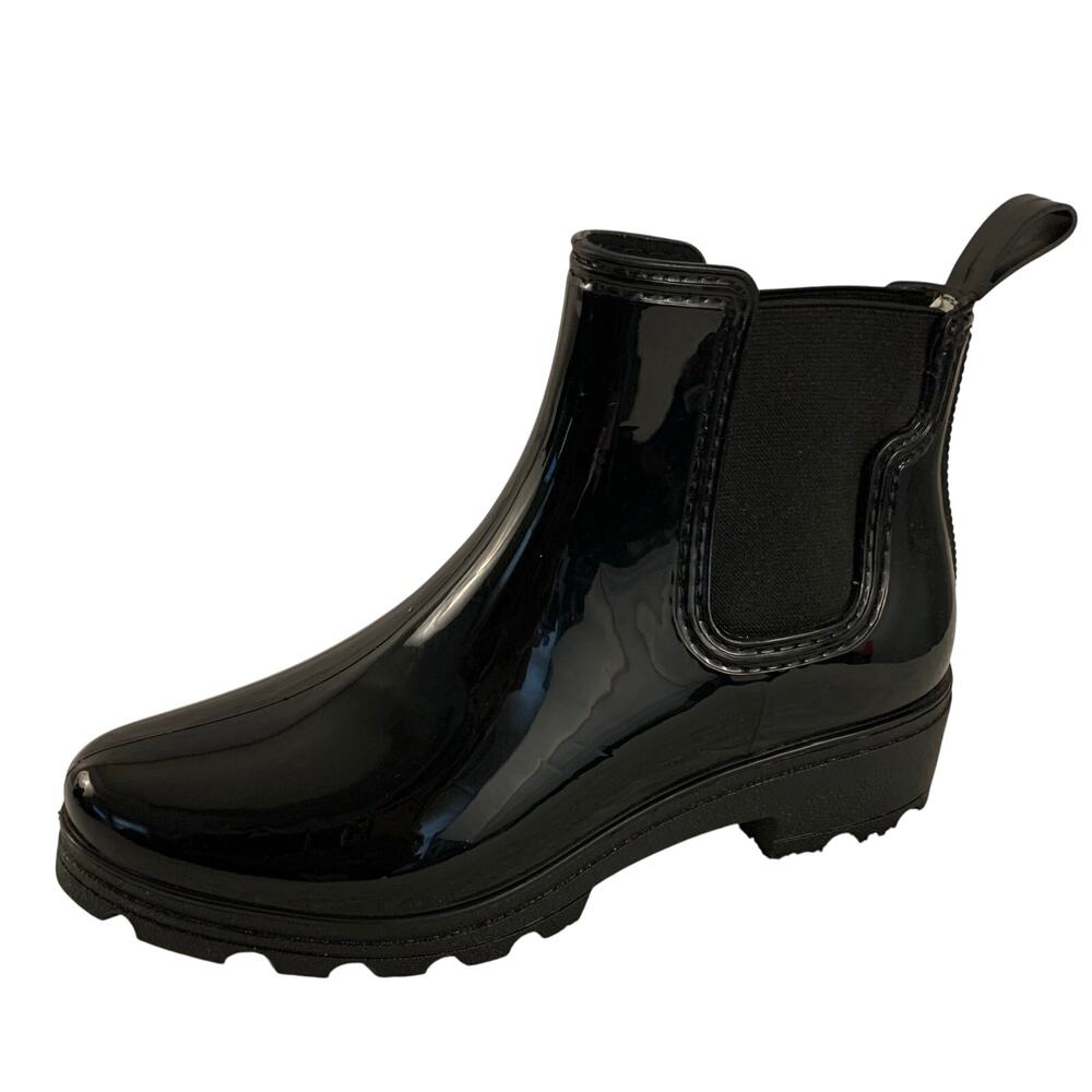 Capelli New York Women's Shiny Jelly Rain Boots Size 10